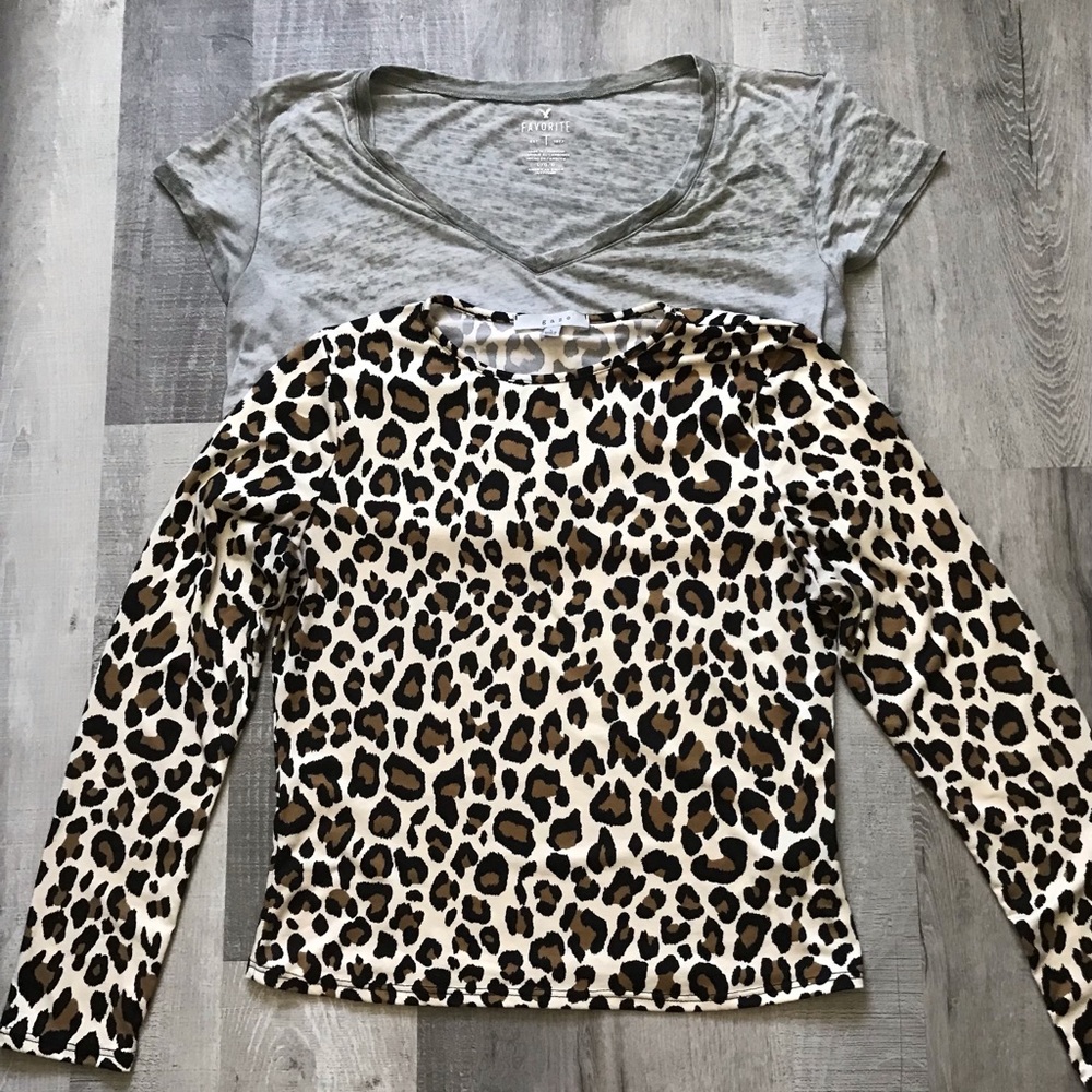 American Eagle & Gaze Tops Size L